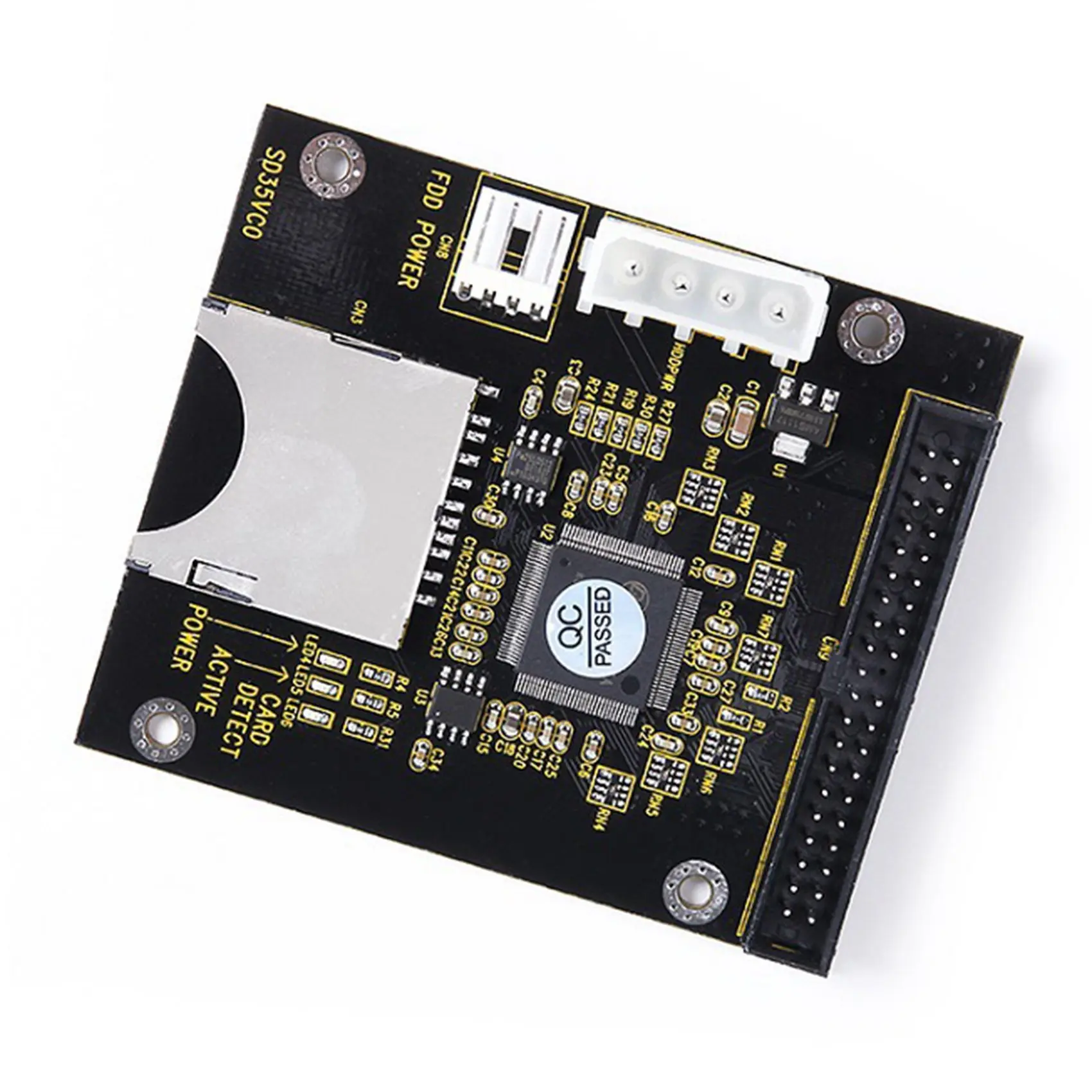 SD To 3.5 Inch IDE 40 Pin Converter Card IDE SD Card Adapter SSD Embedded Storage Adapter Card IDE Expansion Card
SD To 3.5 Inch IDE 40 Pin Converter Card IDE SD Card Adapter SSD Embedded Storage Adapter Card IDE Expansion Card