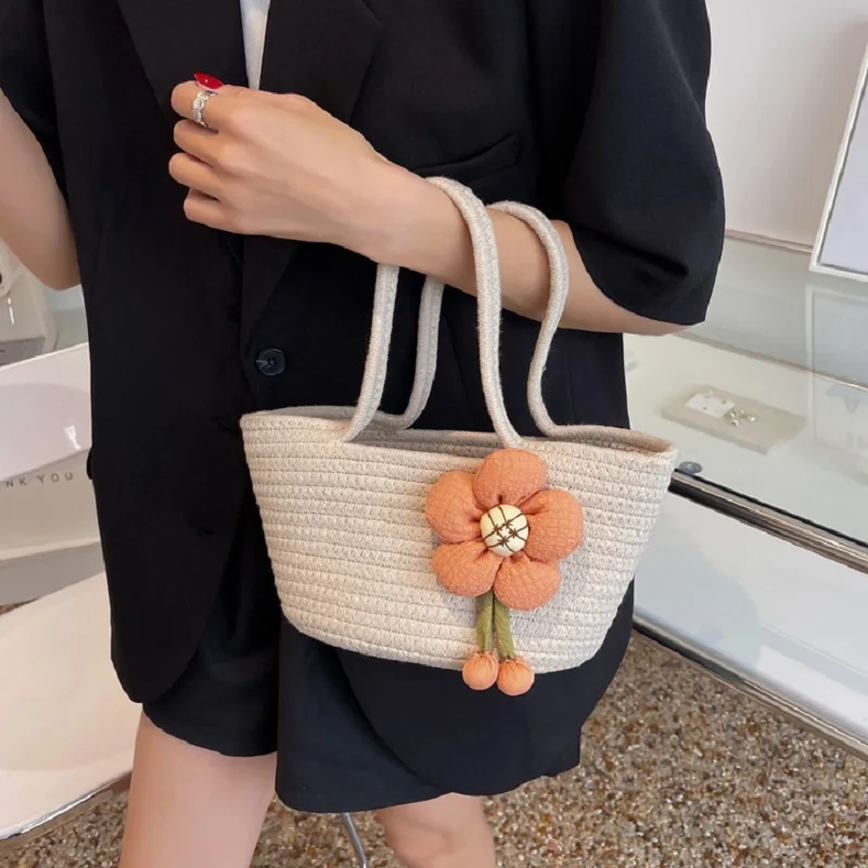 Kids Cute Floral Handbag Children Macrame Beach Bag Little Girls Handmade Cotton Rope Crochet Purse
Kids Cute Floral Handbag Children Macrame Beach Bag Little Girls Handmade Cotton Rope Crochet Purse