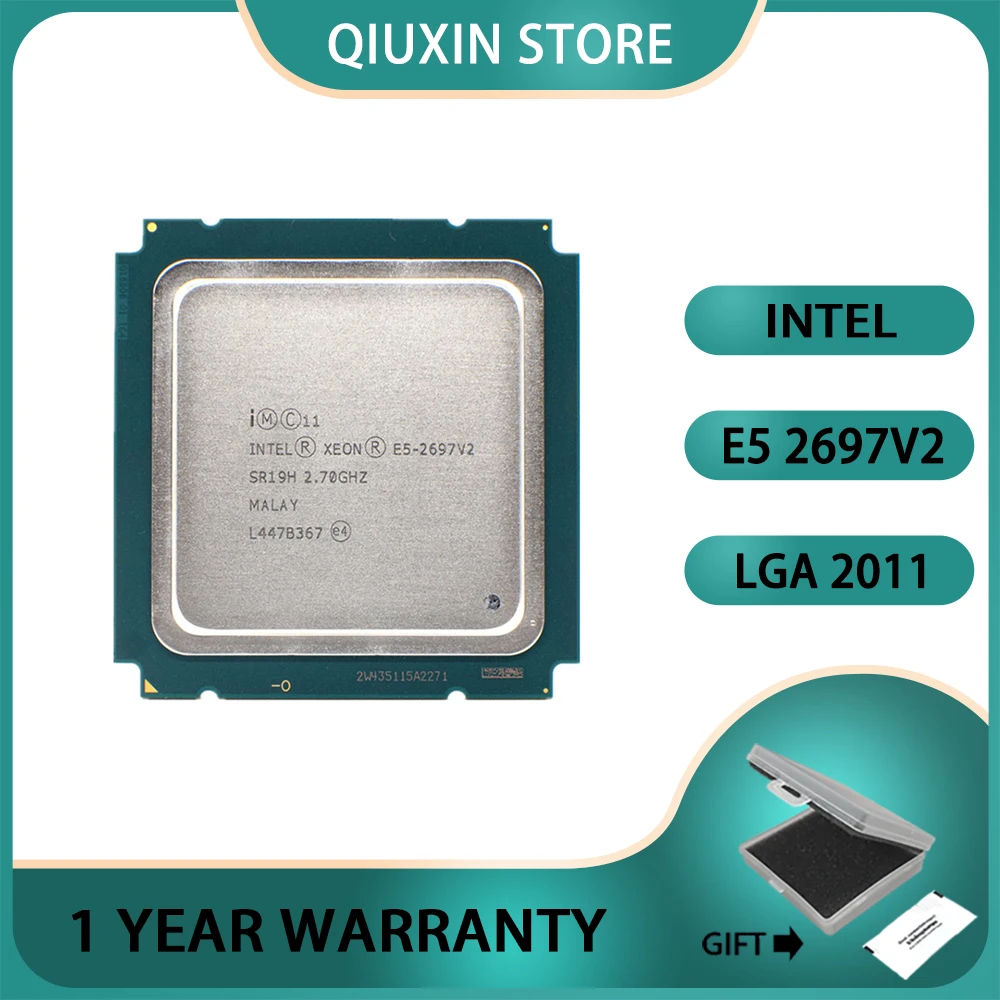 Intel Xeon E5-2697v2 E5 2697v2 E5 2697 v2 Processor 30M 130W CPU 2.7 GHz Twelve-Core Twenty-four-Thread LGA 2011
Intel Xeon E5-2697v2 E5 2697v2 E5 2697 v2 Processor 30M 130W CPU 2.7 GHz Twelve-Core Twenty-four-Thread LGA 2011
