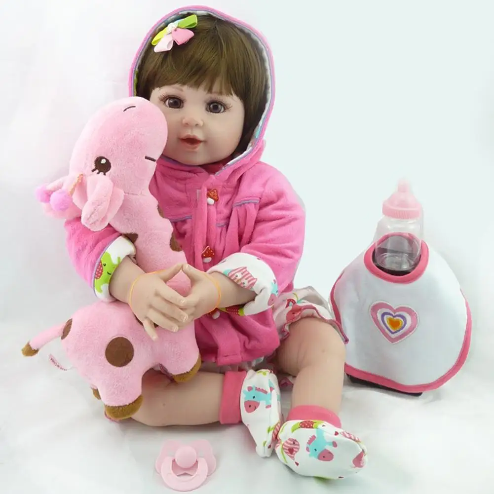 55CM NPK Boneca Reborn 21.7inch Soft Silicone Vinyl Doll 55cm Soft Silicone Reborn Baby Doll Newborn Lifelike Bebes Reborn Dolls
55CM NPK Boneca Reborn 21.7inch Soft Silicone Vinyl Doll 55cm Soft Silicone Reborn Baby Doll Newborn Lifelike Bebes Reborn Dolls