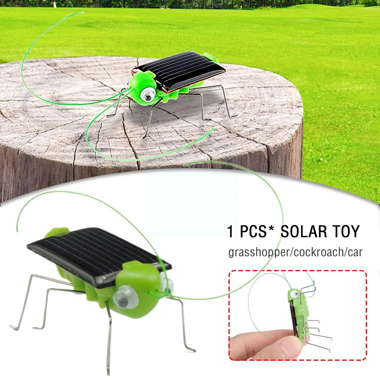 Solar Grasshopper Educational Solar Powered Grasshopper Robot Toy Required Gadget Gift Solar Toys No Batteries For Kids 202 N2S1
Solar Grasshopper Educational Solar Powered Grasshopper Robot Toy Required Gadget Gift Solar Toys No Batteries For Kids 202 N2S1