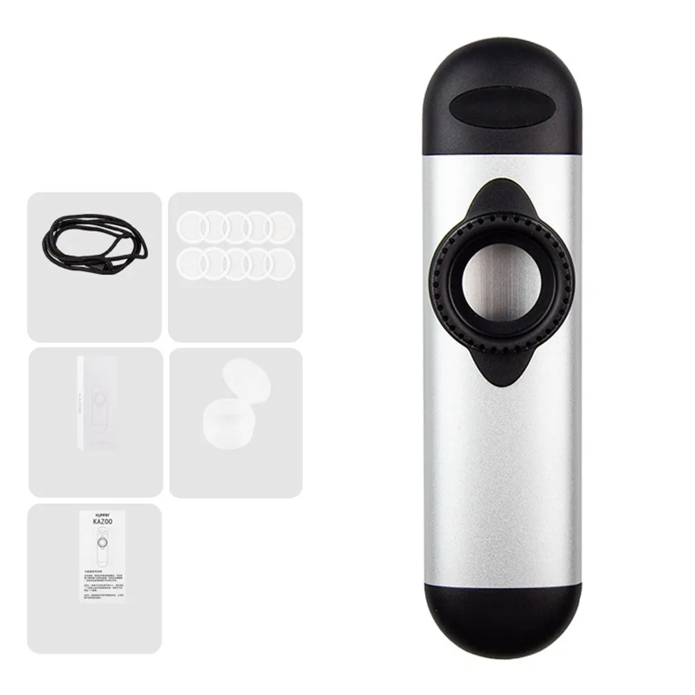 Spare Flute Metal Kazoo Adjustable Tone Aluminum Alloy Daily Leisure Activities Multi-position Knob Silicone Cap
Spare Flute Metal Kazoo Adjustable Tone Aluminum Alloy Daily Leisure Activities Multi-position Knob Silicone Cap