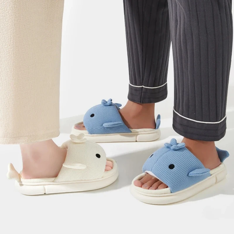 Cute Shark Cotton Slippers Women Autumn Winter Home Indoor Non-slip Warm Thick Soft Sole Bottom Household Couple Fur Slippers
Cute Shark Cotton Slippers Women Autumn Winter Home Indoor Non-slip Warm Thick Soft Sole Bottom Household Couple Fur Slippers