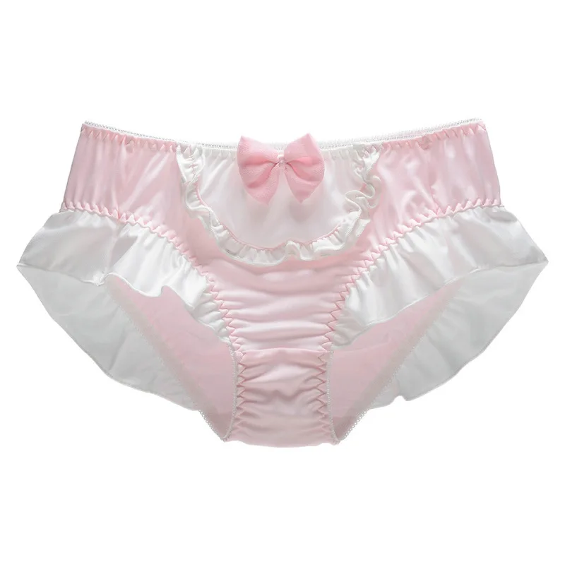 Underwear Women Large Size Candy Color Milk Silk Bow Princess Lolita Cosplay Maid Underwear Lovely Sweety High Stretch Panties
Underwear Women Large Size Candy Color Milk Silk Bow Princess Lolita Cosplay Maid Underwear Lovely Sweety High Stretch Panties