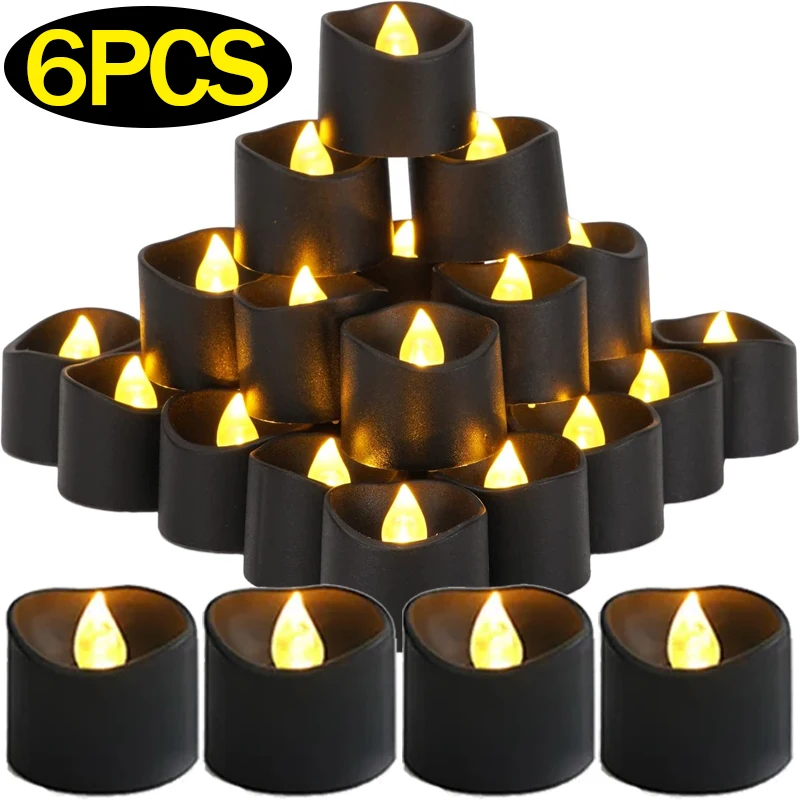 Black LED Electronic Candle Battery Operated Flashing Tealight Flameless Fake Candle Light Halloween Party Decoration Table Lamp
Black LED Electronic Candle Battery Operated Flashing Tealight Flameless Fake Candle Light Halloween Party Decoration Table Lamp