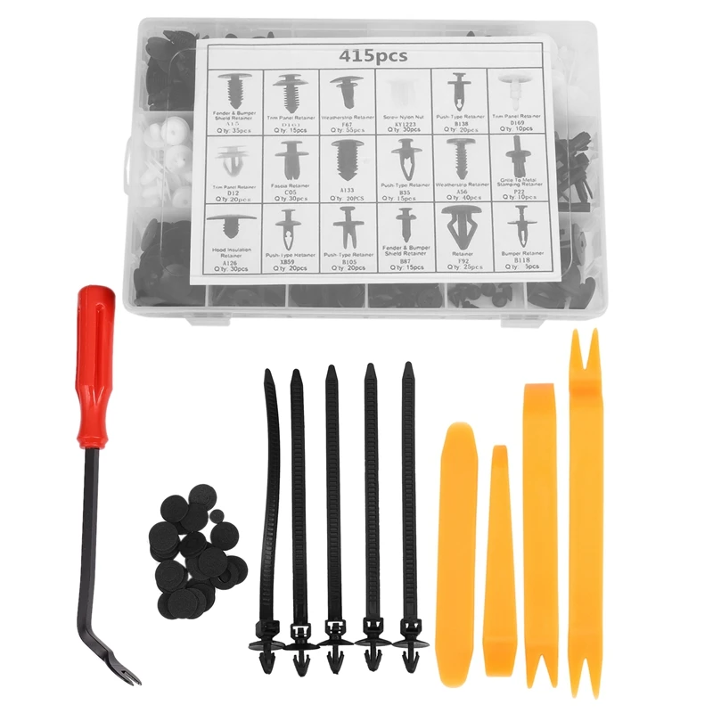 455 шт. набор клипов для автомобиля с крепежным приспособлением, для BMW Benz Mazda GM Ford Toyota Honda клипсы для крепления двери
455 шт. набор клипов для автомобиля с крепежным приспособлением, для BMW Benz Mazda GM Ford Toyota Honda клипсы для крепления двери