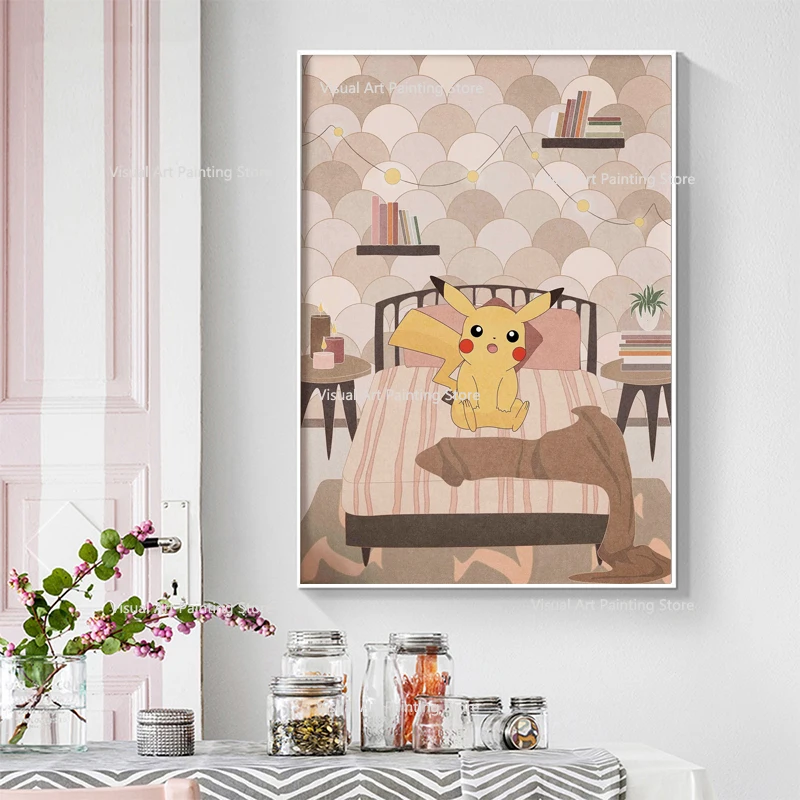 Pokemon Watercolor Cartoon Canvas Painting and Poster Wall Art Prints Decoration Pictures for Living Room Childrens Party Gift
Pokemon Watercolor Cartoon Canvas Painting and Poster Wall Art Prints Decoration Pictures for Living Room Childrens Party Gift