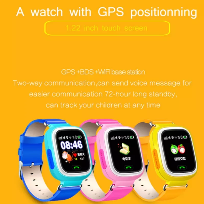New Q90 GPS Child Smart Watch Phone Position Kids Watch WIFI SOS 1.22inch Color Touch Screen Smart Baby Watch VS Q12 Q15 Q19
New Q90 GPS Child Smart Watch Phone Position Kids Watch WIFI SOS 1.22inch Color Touch Screen Smart Baby Watch VS Q12 Q15 Q19