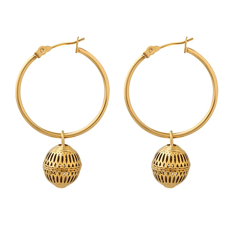 Fashionable Ethnic Style New Design Titanium Steel Plated 18K Gold Earrings Aroma Furnace Earrings for Women Holiday Gift
Fashionable Ethnic Style New Design Titanium Steel Plated 18K Gold Earrings Aroma Furnace Earrings for Women Holiday Gift
