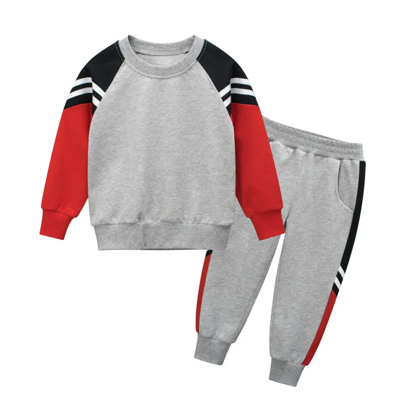 2022 Spring Long Sleeve Pants Two-piece Korean Children's Suit Boys Clothes Color Contrast Casual Children's Sweatshirt Set
2022 Spring Long Sleeve Pants Two-piece Korean Children's Suit Boys Clothes Color Contrast Casual Children's Sweatshirt Set