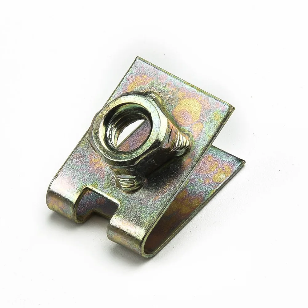 20pcs Metal U-Clip Speed Nut Fastener Rivets M6 For Car Auto Panel Fender Copper Tone Car Interior Accessories
20pcs Metal U-Clip Speed Nut Fastener Rivets M6 For Car Auto Panel Fender Copper Tone Car Interior Accessories