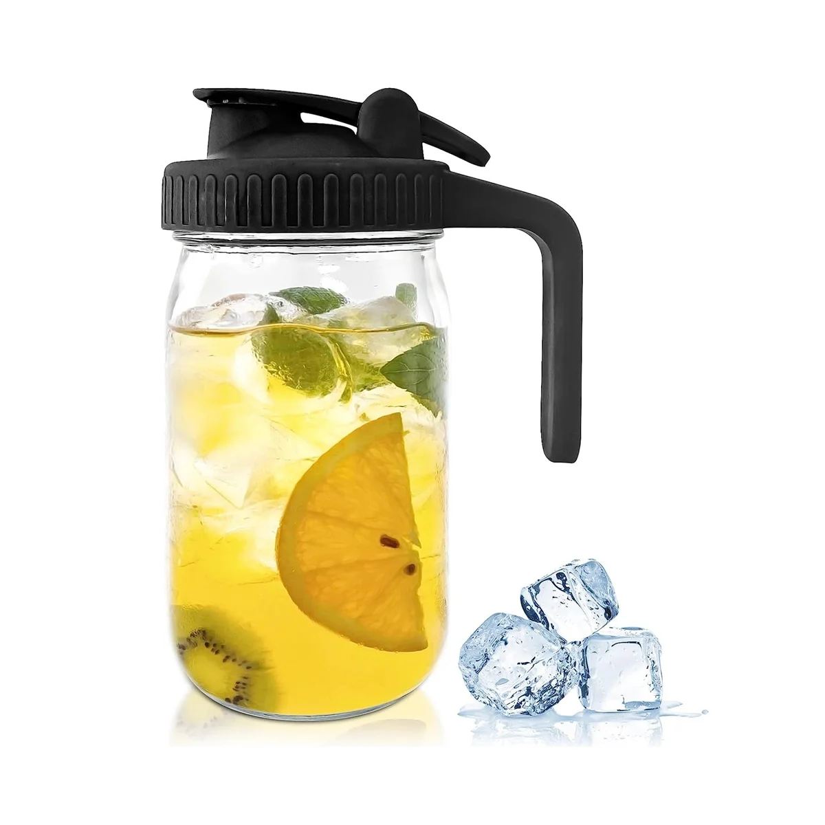 32Oz Mason Jar Pour Spout Lid -Glass Pitcher with Lid ,Breast Milk Pitcher,Seal for Juice,Milk,Coffee,Tea,Lemonade,Drink
32Oz Mason Jar Pour Spout Lid -Glass Pitcher with Lid ,Breast Milk Pitcher,Seal for Juice,Milk,Coffee,Tea,Lemonade,Drink