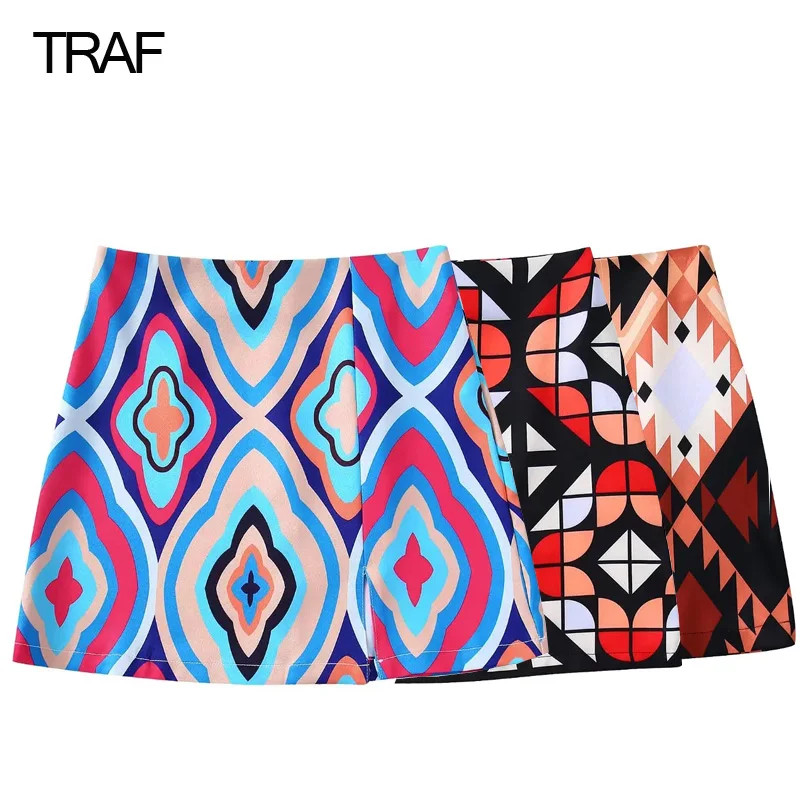 TRAF Women's Printed Mini Skirt High-Waisted Vintage Wrap Skirts For Women Fashion 2022 Summer Women's Chic Elegant Tight Skirt
TRAF Women's Printed Mini Skirt High-Waisted Vintage Wrap Skirts For Women Fashion 2022 Summer Women's Chic Elegant Tight Skirt