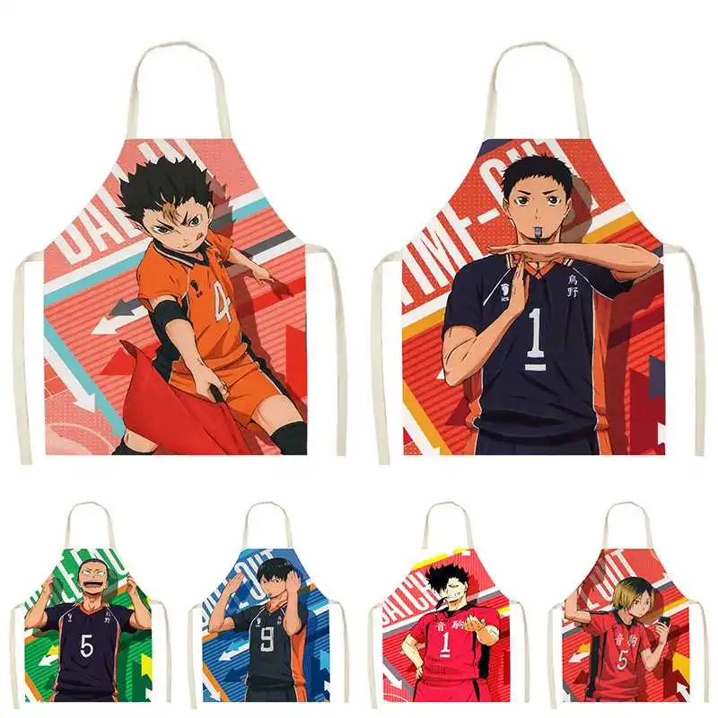 Cartoon Anime Haikyuu Apron Aprons for Woman Apron for Men Waiter Apron Kids Baking Accessories Chef Apron Delantal Cocina
Cartoon Anime Haikyuu Apron Aprons for Woman Apron for Men Waiter Apron Kids Baking Accessories Chef Apron Delantal Cocina