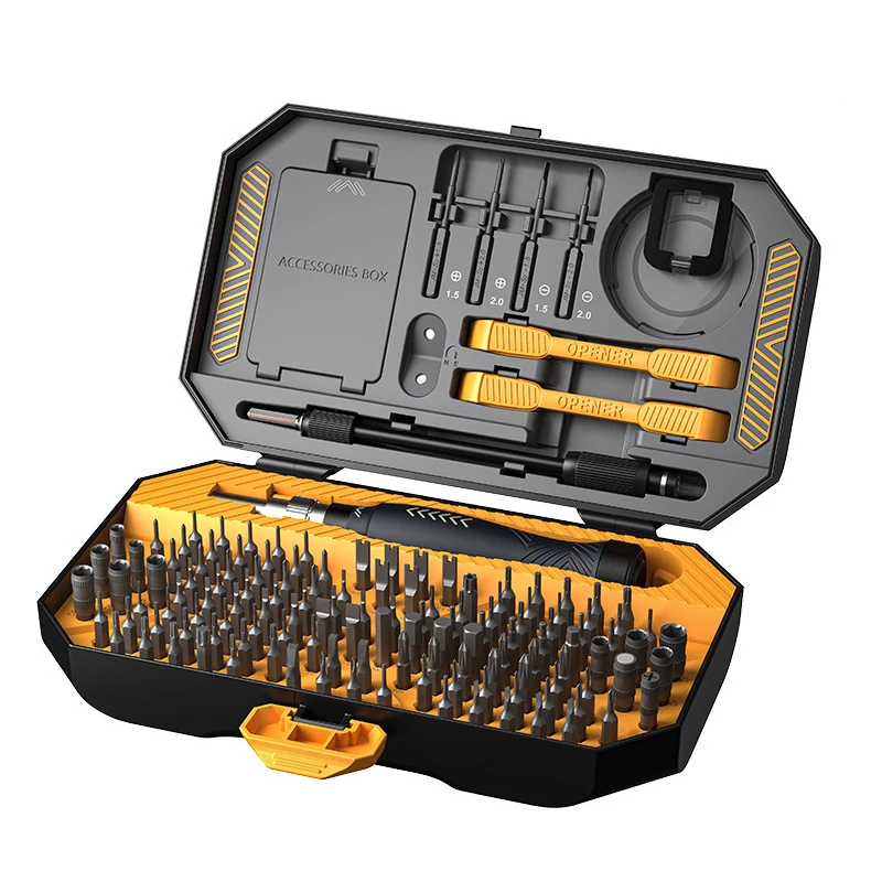 145 in 1 Precision Magnetic Screwdriver Set Hex Phillips Screw Driver CR-V Bit for Mobile Phone Tablet Laptop Repair hand Tool
145 in 1 Precision Magnetic Screwdriver Set Hex Phillips Screw Driver CR-V Bit for Mobile Phone Tablet Laptop Repair hand Tool
