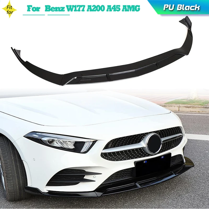 Разветвители для губ переднего бампера автомобиля для Mercedes-Benz A Class W177 A180 A200 A45 AMG Sport 2019, передние разветвители для губ FRP, глянцевый черный
Разветвители для губ переднего бампера автомобиля для Mercedes-Benz A Class W177 A180 A200 A45 AMG Sport 2019, передние разветвители для губ FRP, глянцевый черный