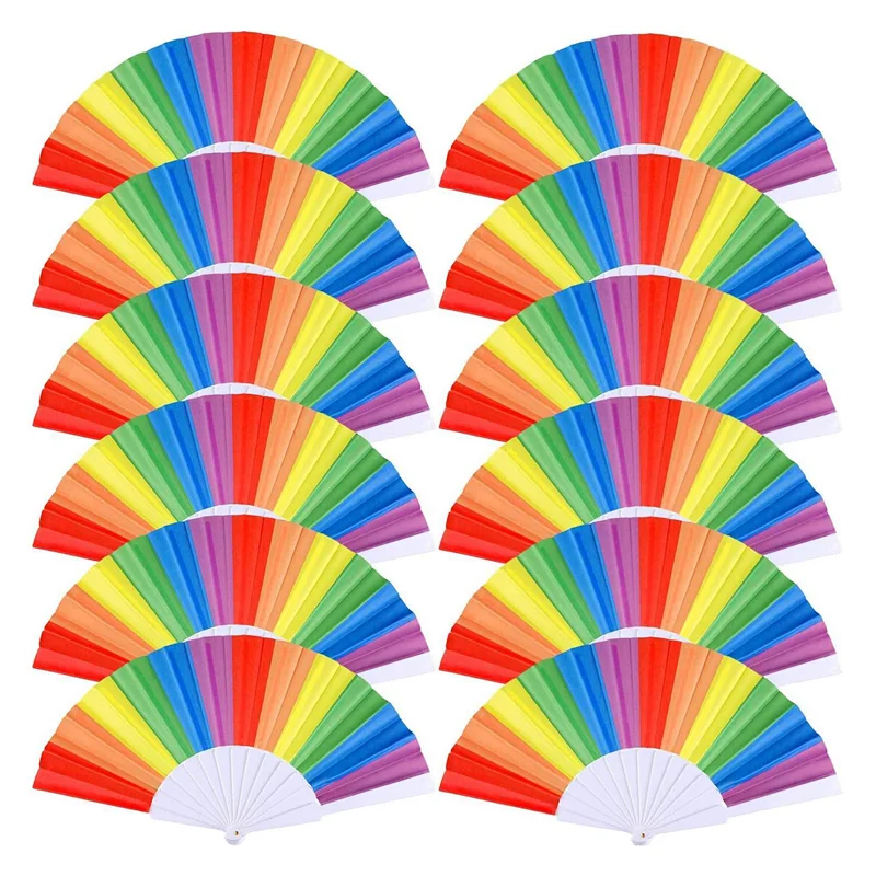 10 Pack Rainbow Folding Fans , Hand Pride Fan Gay Pride LGBT Fans for Parties Festival Events Dance Supplies
10 Pack Rainbow Folding Fans , Hand Pride Fan Gay Pride LGBT Fans for Parties Festival Events Dance Supplies