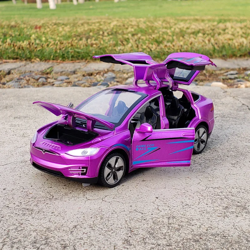 1:32 Tesla Model X Alloy Car Model Die Cast Car Vehicles Simulation Pull Back Car Kids Birthday Christmas Gifts
1:32 Tesla Model X Alloy Car Model Die Cast Car Vehicles Simulation Pull Back Car Kids Birthday Christmas Gifts