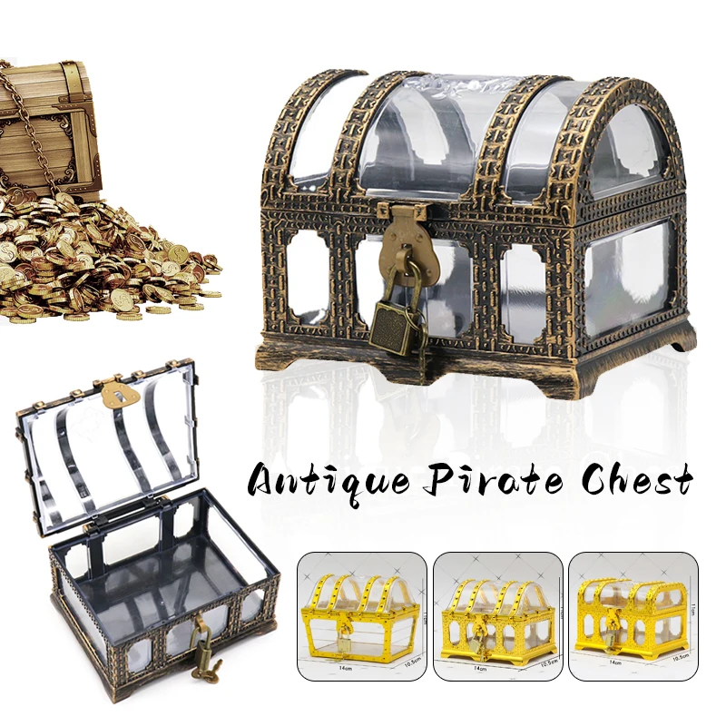 Vintage Transparent Pirate Treasure Box Treasure Chest Candy Jewelry Crystal Gem Jewelry Box Holder Organizer Earrings Earrings
Vintage Transparent Pirate Treasure Box Treasure Chest Candy Jewelry Crystal Gem Jewelry Box Holder Organizer Earrings Earrings