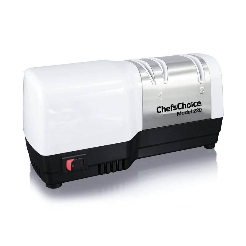'sChoice 220 Hybrid Diamond Hone 2-Stage Knife Sharpener uses Diamond Abrasives and Combines Electric and Manual Sharpening Shar
'sChoice 220 Hybrid Diamond Hone 2-Stage Knife Sharpener uses Diamond Abrasives and Combines Electric and Manual Sharpening Shar