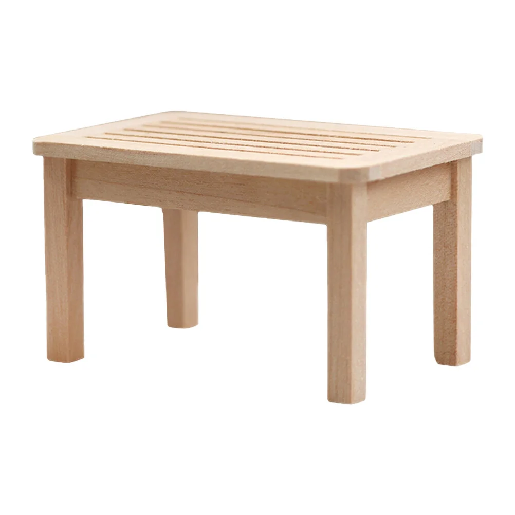 Bench Wooden Miniature Furniture Adorable Desk Decorative Kids Accessory Children Supply Desktop
Bench Wooden Miniature Furniture Adorable Desk Decorative Kids Accessory Children Supply Desktop