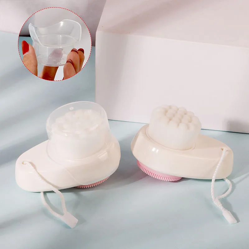Face Wash Brush Double-Sided Dual-Use Silicone Tape Lashing Rope Manual Massage Cleaning Pore Cleansing Small And Portable
Face Wash Brush Double-Sided Dual-Use Silicone Tape Lashing Rope Manual Massage Cleaning Pore Cleansing Small And Portable