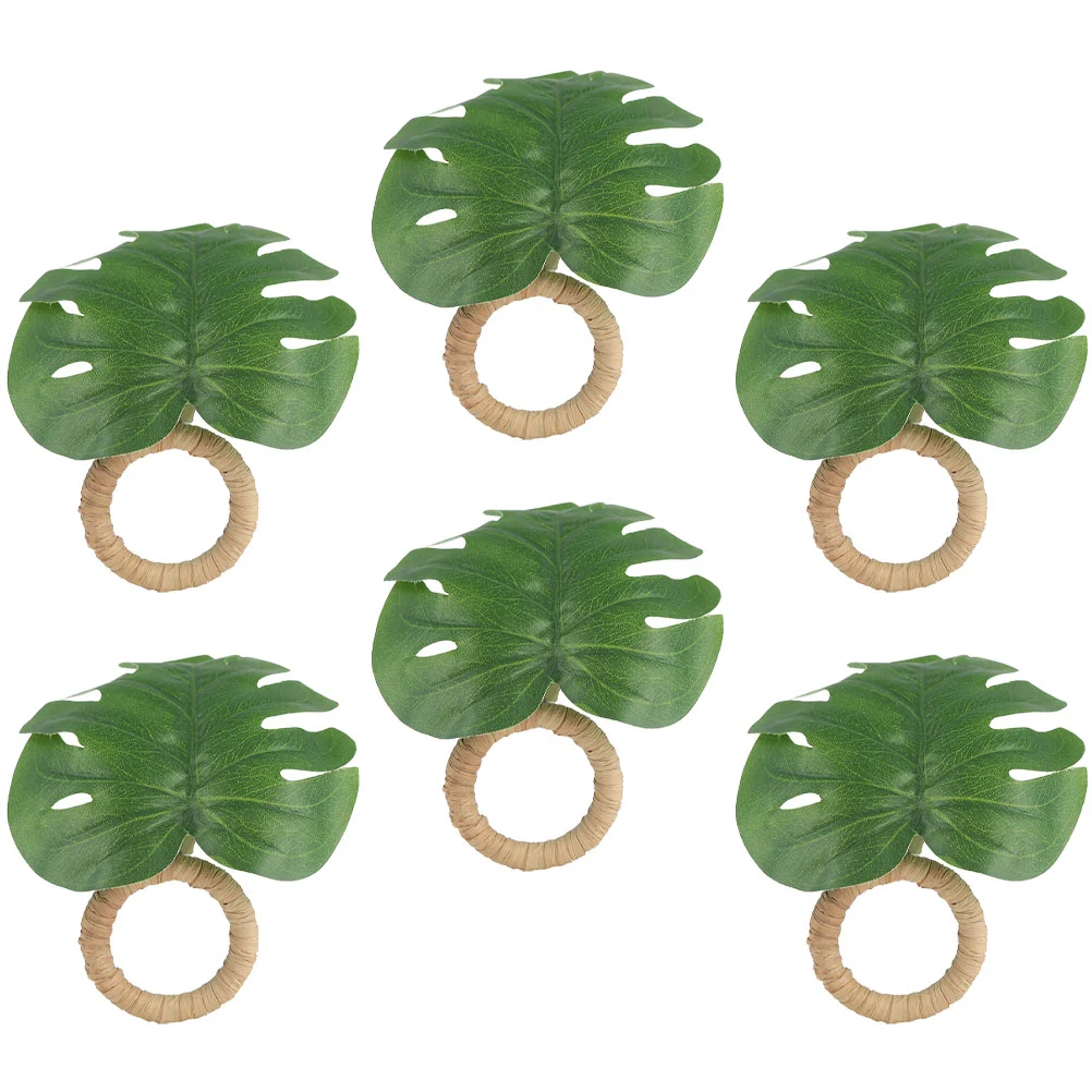 6 Pcs Monstera Leaf Napkin Rings Hawaiian Napkins Coconut Dining Table Serviette Buckle Pp Chic Reusable Hotel
6 Pcs Monstera Leaf Napkin Rings Hawaiian Napkins Coconut Dining Table Serviette Buckle Pp Chic Reusable Hotel