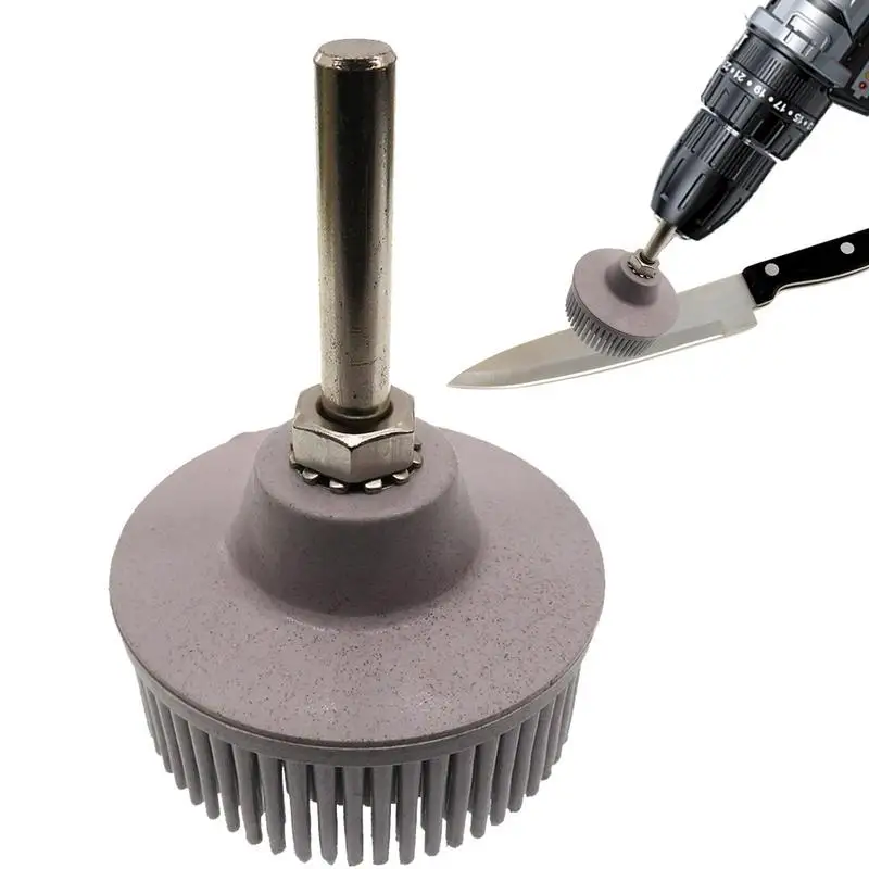 Bristle Disc 2Inch Emery Rubber Abrasive Brush Polishing Grinding Wheel With Attachment for Burr Rust scratch Removal
Bristle Disc 2Inch Emery Rubber Abrasive Brush Polishing Grinding Wheel With Attachment for Burr Rust scratch Removal
