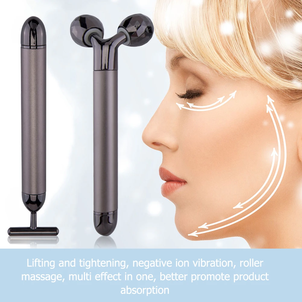 Face Lift Bar Roller Vibration Slimming Massager Facial Stick Facial Beauty Skin Care T Shaped Vibrating Tool Wrinkle Remover
Face Lift Bar Roller Vibration Slimming Massager Facial Stick Facial Beauty Skin Care T Shaped Vibrating Tool Wrinkle Remover