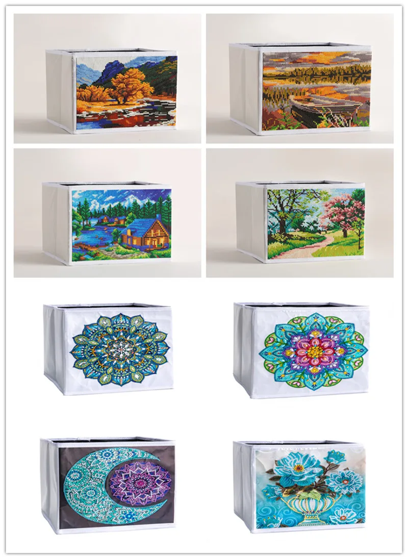 Diy Diamond Painting Storage Box Special-shaped Full Diamond Landscape Embroidery Folding Box Cross Stitch Diamond Storage Box
Diy Diamond Painting Storage Box Special-shaped Full Diamond Landscape Embroidery Folding Box Cross Stitch Diamond Storage Box