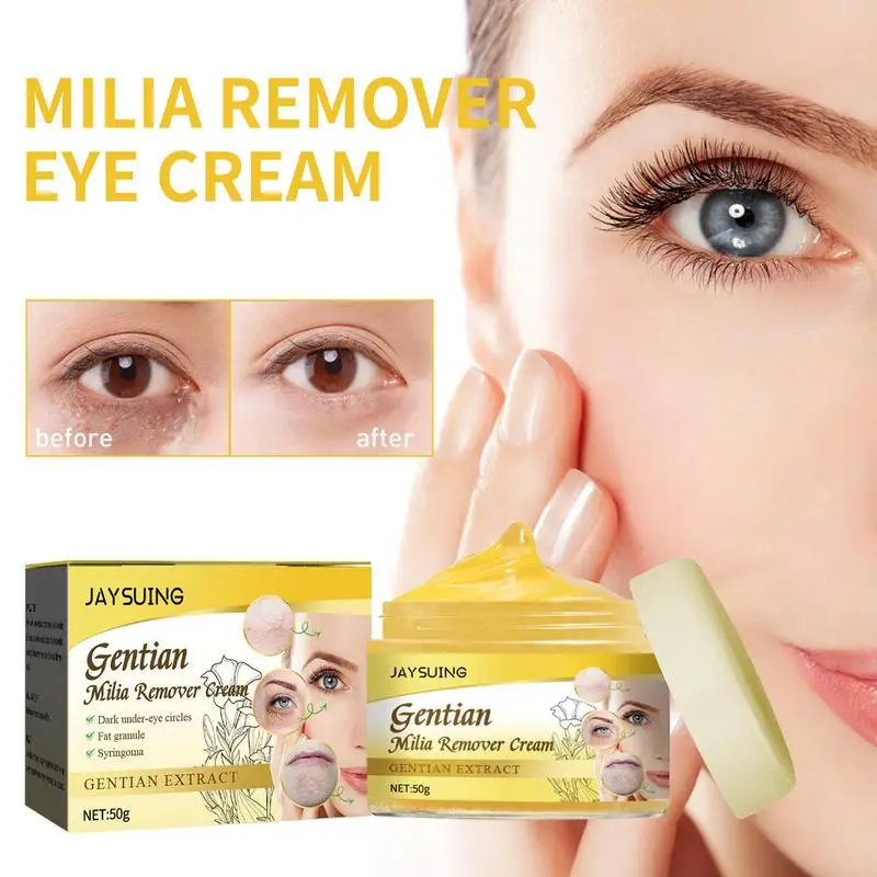 Eye Milia Removal Moisturizing Cream 50g Under Eye Care Milia Spots Remover Dilute Firm Granule Soft Body Face Skin Care Lotion
Eye Milia Removal Moisturizing Cream 50g Under Eye Care Milia Spots Remover Dilute Firm Granule Soft Body Face Skin Care Lotion