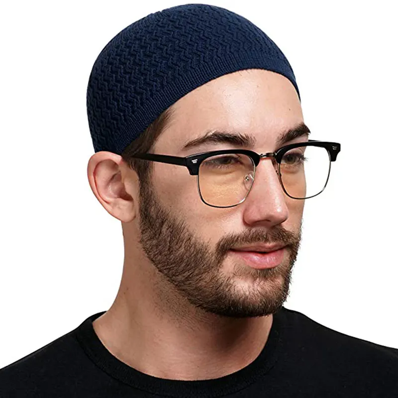 Winter Knitted Muslim Men Prayer Hats Warm Knitted Wrap Head Beanie Cap Saudi Arabian Islam Jewish India Caps 
Winter Knitted Muslim Men Prayer Hats Warm Knitted Wrap Head Beanie Cap Saudi Arabian Islam Jewish India Caps