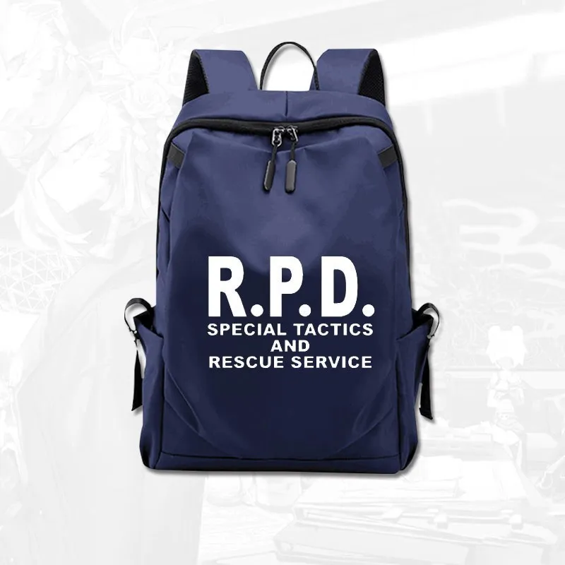 

Biohazard Raccoon City RPD Special Tactics and Rescue Service Stars Casual Backpack Print School Bag