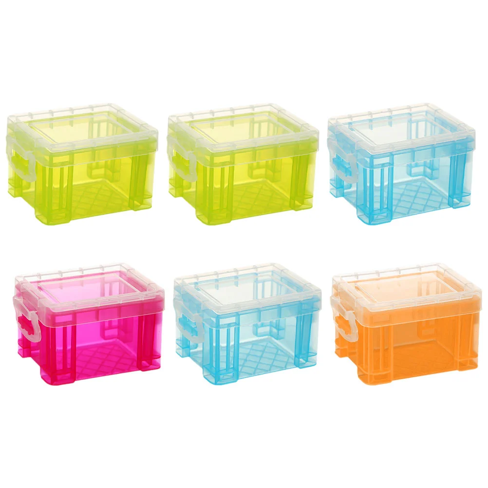 6Pcs With Lid Small Storage Bin Storage Box Plastic Small Plastic Boxes Small Storage Boxes
6Pcs With Lid Small Storage Bin Storage Box Plastic Small Plastic Boxes Small Storage Boxes