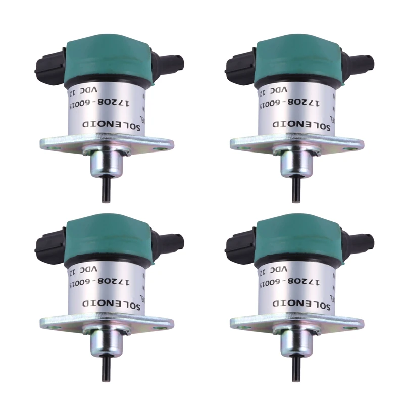4X For Kubota D1005 D1105, D905 Solenoid Shutdown 17208-60015 17208-60016 17208-60017 12V Stop Magnet Fuel Shutdown
4X For Kubota D1005 D1105, D905 Solenoid Shutdown 17208-60015 17208-60016 17208-60017 12V Stop Magnet Fuel Shutdown