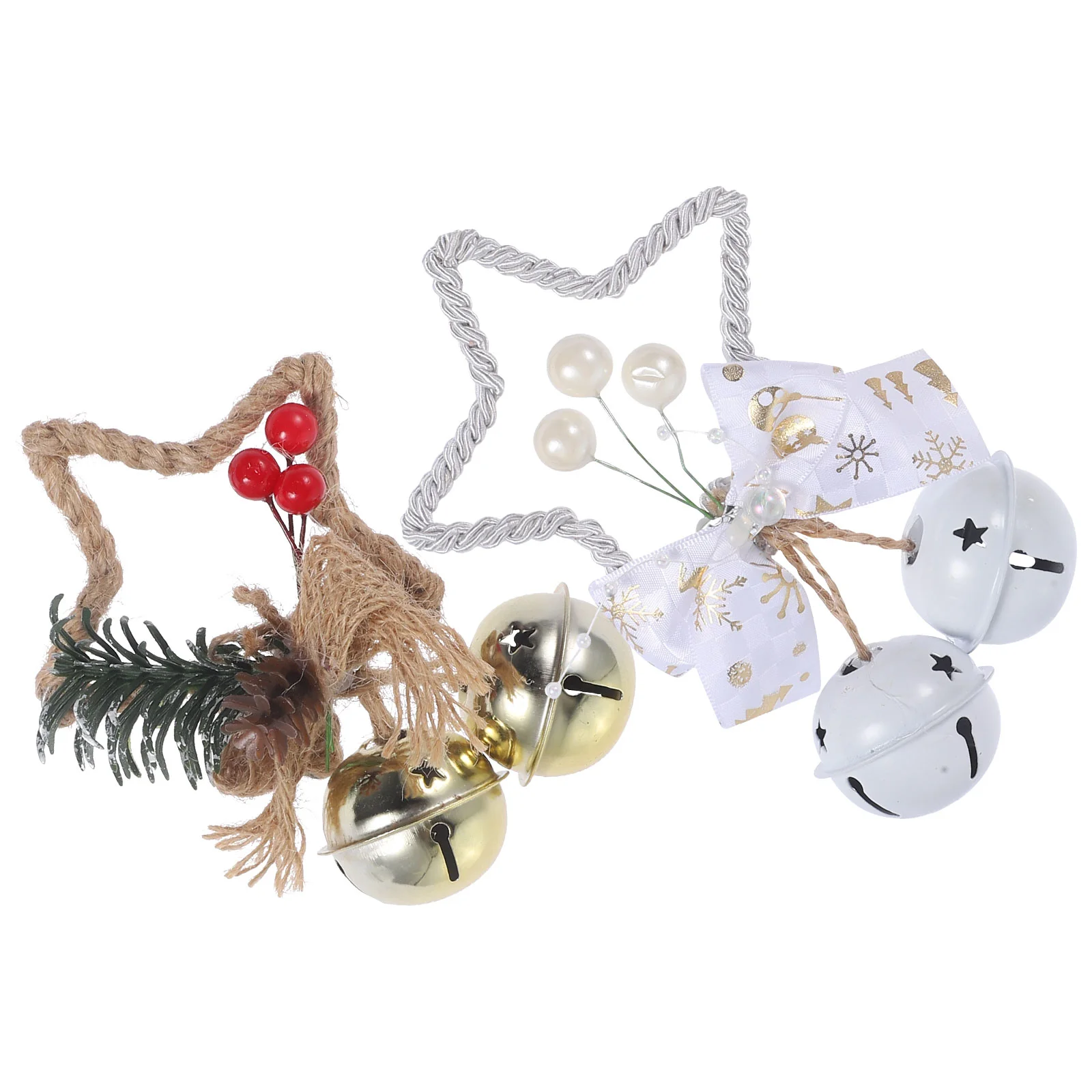 2 шт., декоративные подвески в виде колокольчиков
2 шт., декоративные подвески в виде колокольчиков