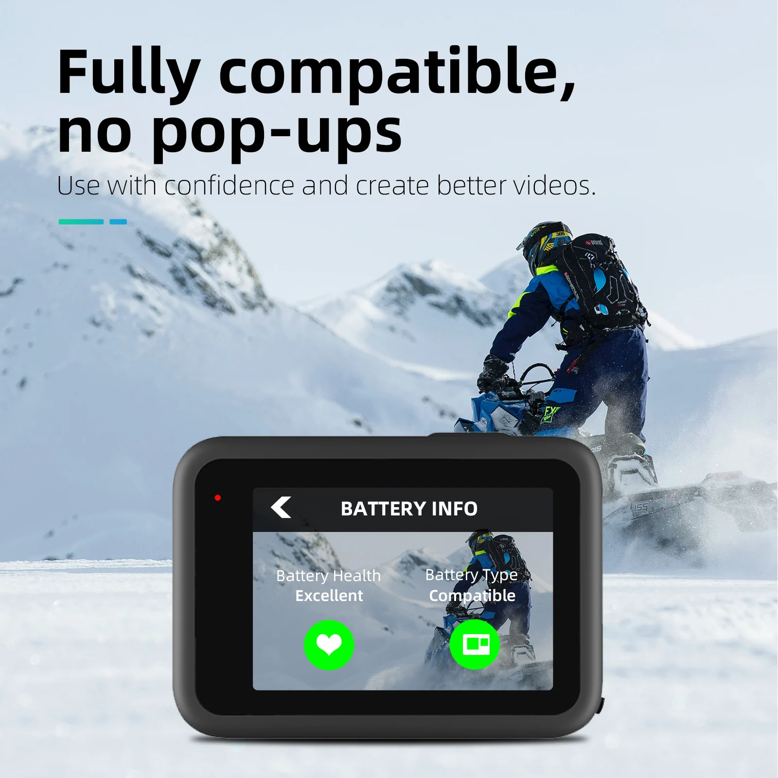 Аккумулятор TELESIN 1750 мА · ч для экшн-Камеры GoPro Hero 10 9 Black | Электроника