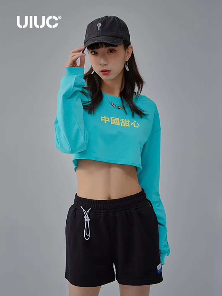 UIUC Sweet Style Crop Tees for Teen Girls Trendy Letter Printing Black Long Sleeve Crop Tops Woman 6028GS21
UIUC Sweet Style Crop Tees for Teen Girls Trendy Letter Printing Black Long Sleeve Crop Tops Woman 6028GS21