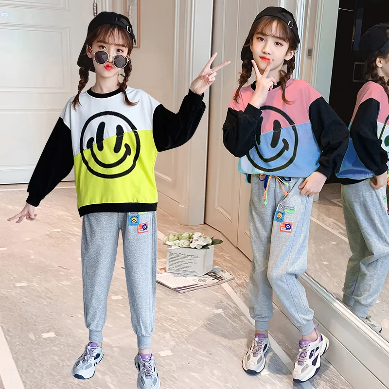 Girls /Boys Suit Sweatshirts +Pants Cotton 2Pcs/Sets 2022 Beautiful Spring Autumn Thicken Teenager Warm Kid Outdoor Children Clo
Girls /Boys Suit Sweatshirts +Pants Cotton 2Pcs/Sets 2022 Beautiful Spring Autumn Thicken Teenager Warm Kid Outdoor Children Clo