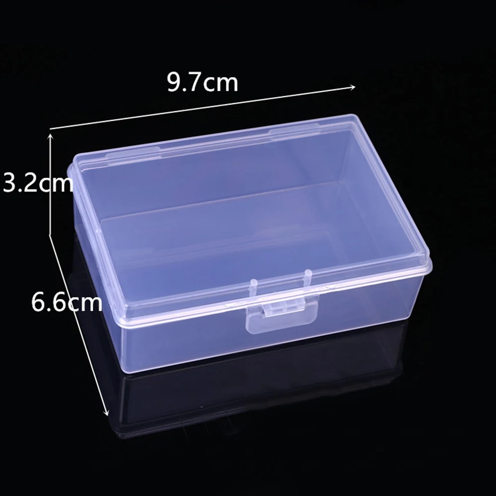 

Mini Boxes Rectangle Plastic Storage Box Practical Frosted Translucent Container Toolbox Bead Jewelry Case Display Organizer