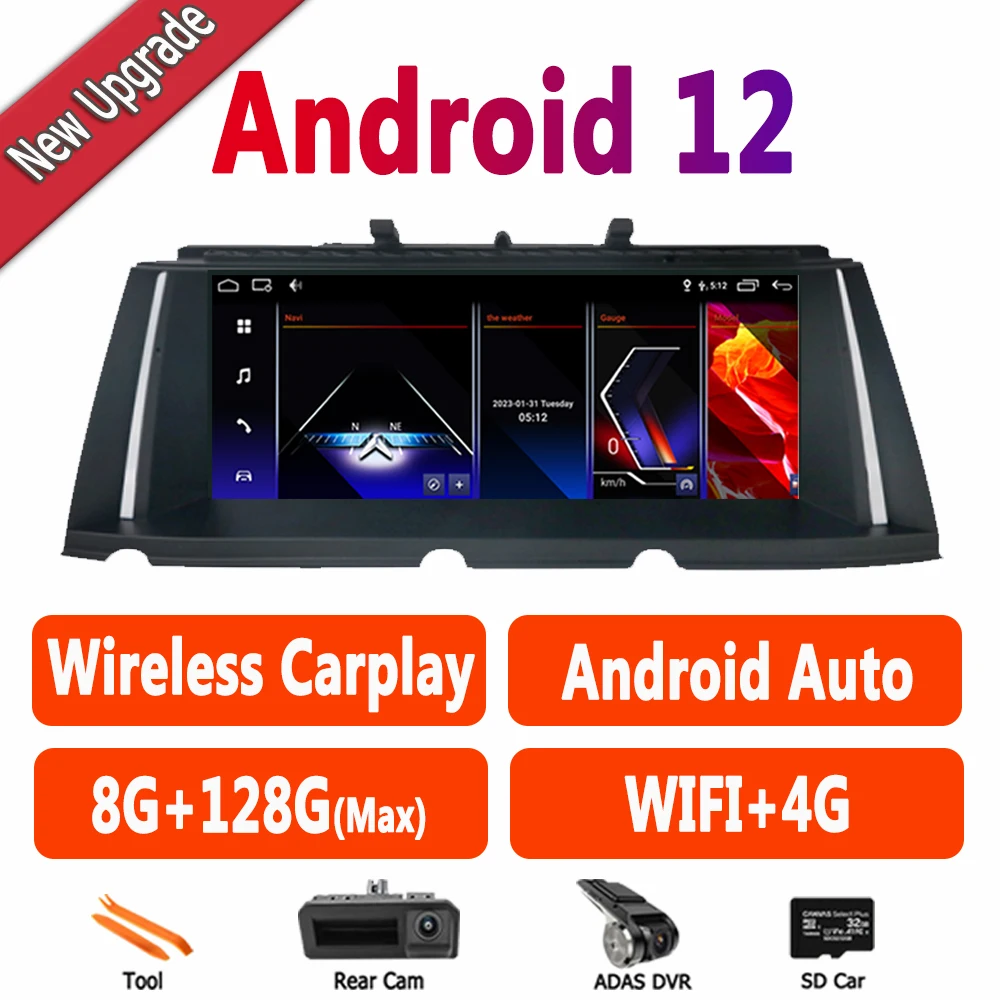 10,25 ''Android 12 Автомобильный мультимедийный плеер для BMW 5GT F07 CIC NBT 2009-2017 система Apple Carplay радио GPS Navi сенсорный экран
10,25 ''Android 12 Автомобильный мультимедийный плеер для BMW 5GT F07 CIC NBT 2009-2017 система Apple Carplay радио GPS Navi сенсорный экран
