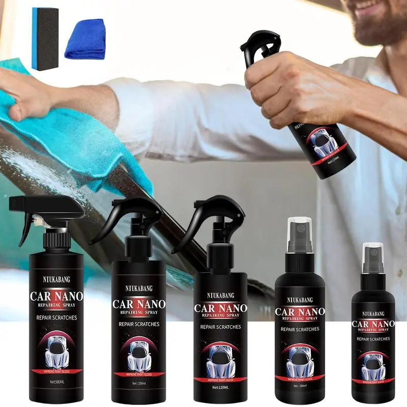 Car Coating Spray Car Scratch Repair Nano Coating Spray Kit Layer Polishing Paint Anti Scratch Mirror Paint Lasting Protection
Car Coating Spray Car Scratch Repair Nano Coating Spray Kit Layer Polishing Paint Anti Scratch Mirror Paint Lasting Protection