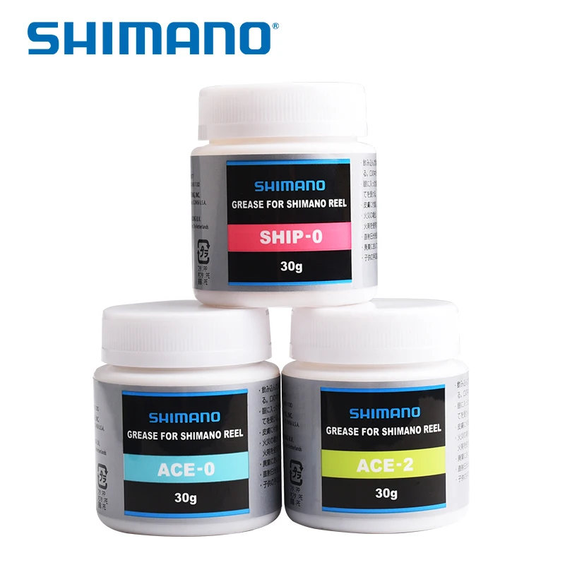 Orginal Shimano Spin Reels Grease ACE-2 ACE-0 SHIP-0 30g Grease Fishing Accessories Service For Baitcasting And Spinning Seel
Orginal Shimano Spin Reels Grease ACE-2 ACE-0 SHIP-0 30g Grease Fishing Accessories Service For Baitcasting And Spinning Seel