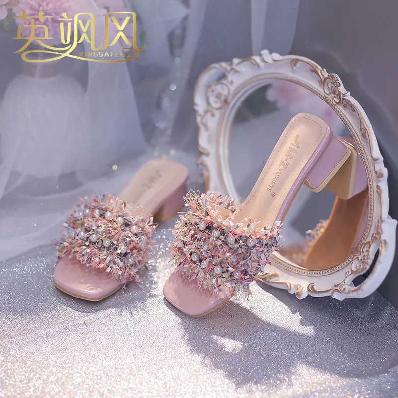 Women's Sandals Woman 2022 Stripper Shoes Designer Heels Flip Flop Chinelos Fashion Beach Slippers Spring Summer Ladies Trend
Women's Sandals Woman 2022 Stripper Shoes Designer Heels Flip Flop Chinelos Fashion Beach Slippers Spring Summer Ladies Trend