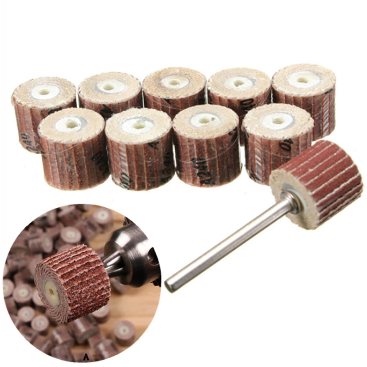 Dremel Accessories 80/120/240/320/600-Grit Sanding Flap Disc Grinding Sanding Flap Wheels Brush Sand Rotary Tool
Dremel Accessories 80/120/240/320/600-Grit Sanding Flap Disc Grinding Sanding Flap Wheels Brush Sand Rotary Tool