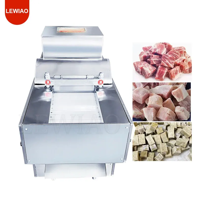 Automatic Commercial Frozen Chicken Steak Cutting Machine Poultry Cube Cutter Meat Cubes Cutting Processing Equipment
Automatic Commercial Frozen Chicken Steak Cutting Machine Poultry Cube Cutter Meat Cubes Cutting Processing Equipment