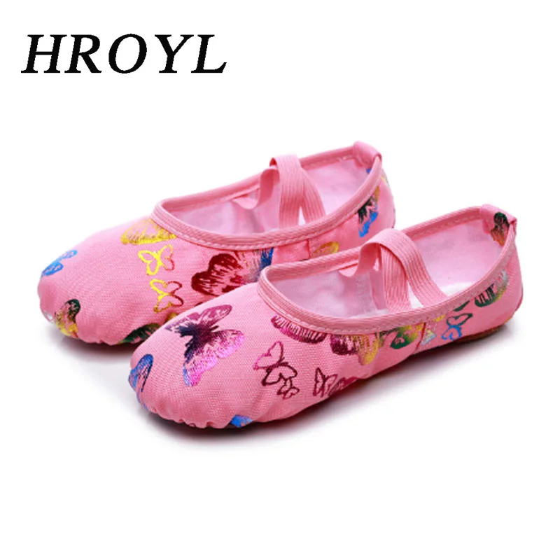 HROYL Professional Children Ballet Shoes For Girls Point Dance Slippers Women Ladies Ballroom Dancing Shoes Salsa Shoe Bow
HROYL Professional Children Ballet Shoes For Girls Point Dance Slippers Women Ladies Ballroom Dancing Shoes Salsa Shoe Bow