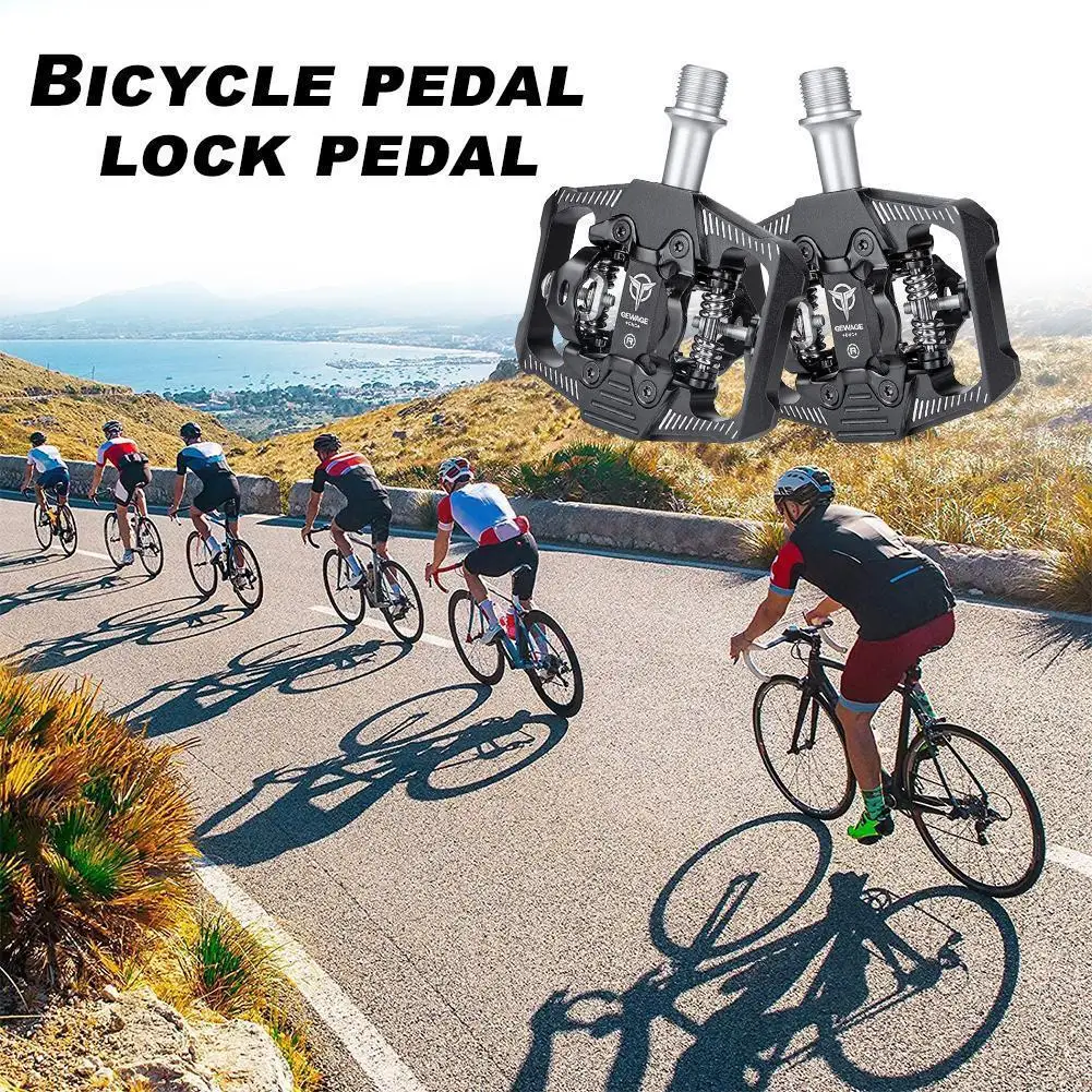 Gewage Bicycle Lock Pedal 2 In 1 With Free Cleat For Spd System Mtb Road Aluminum Anti-slip Sealed Bearing Lock Accessories X3l5
Gewage Bicycle Lock Pedal 2 In 1 With Free Cleat For Spd System Mtb Road Aluminum Anti-slip Sealed Bearing Lock Accessories X3l5