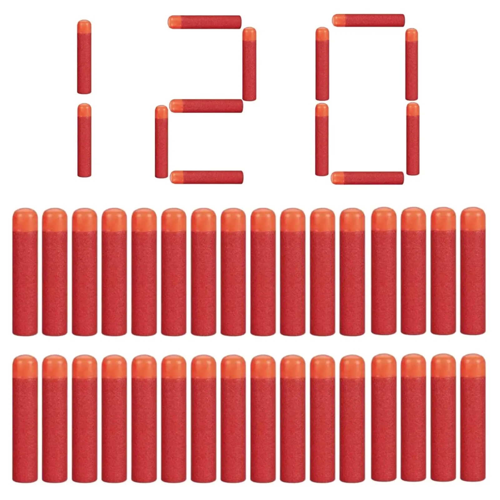 120 Pieces Darts For Nerf Mega 9.5cm Sniper Darts Bullets Mega Foam Refill Darts Big Hole Head Bullets for N-Strike Mega Series
120 Pieces Darts For Nerf Mega 9.5cm Sniper Darts Bullets Mega Foam Refill Darts Big Hole Head Bullets for N-Strike Mega Series