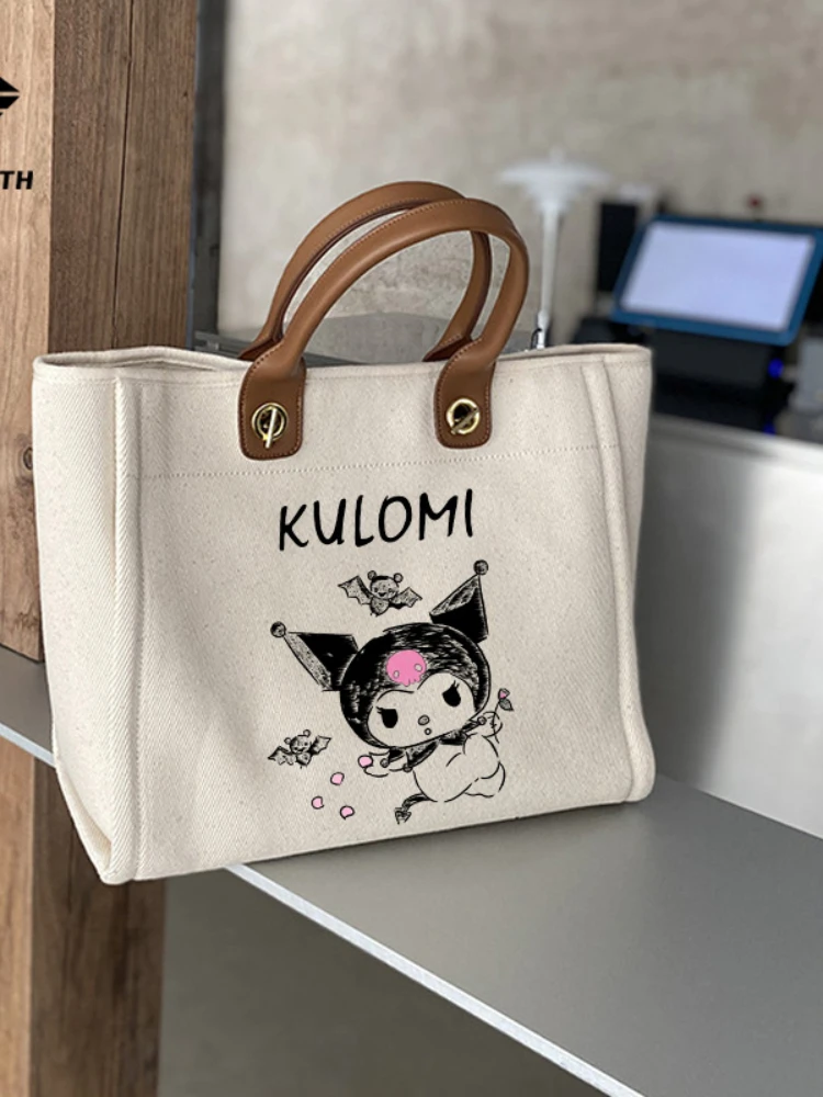 Kuromi Sanrio Canvas Bag New Portable Student Niche Bags Female Tote Bag Purse Handbags Kids Bags for Girls Shoulder Bag Wallet
Kuromi Sanrio Canvas Bag New Portable Student Niche Bags Female Tote Bag Purse Handbags Kids Bags for Girls Shoulder Bag Wallet